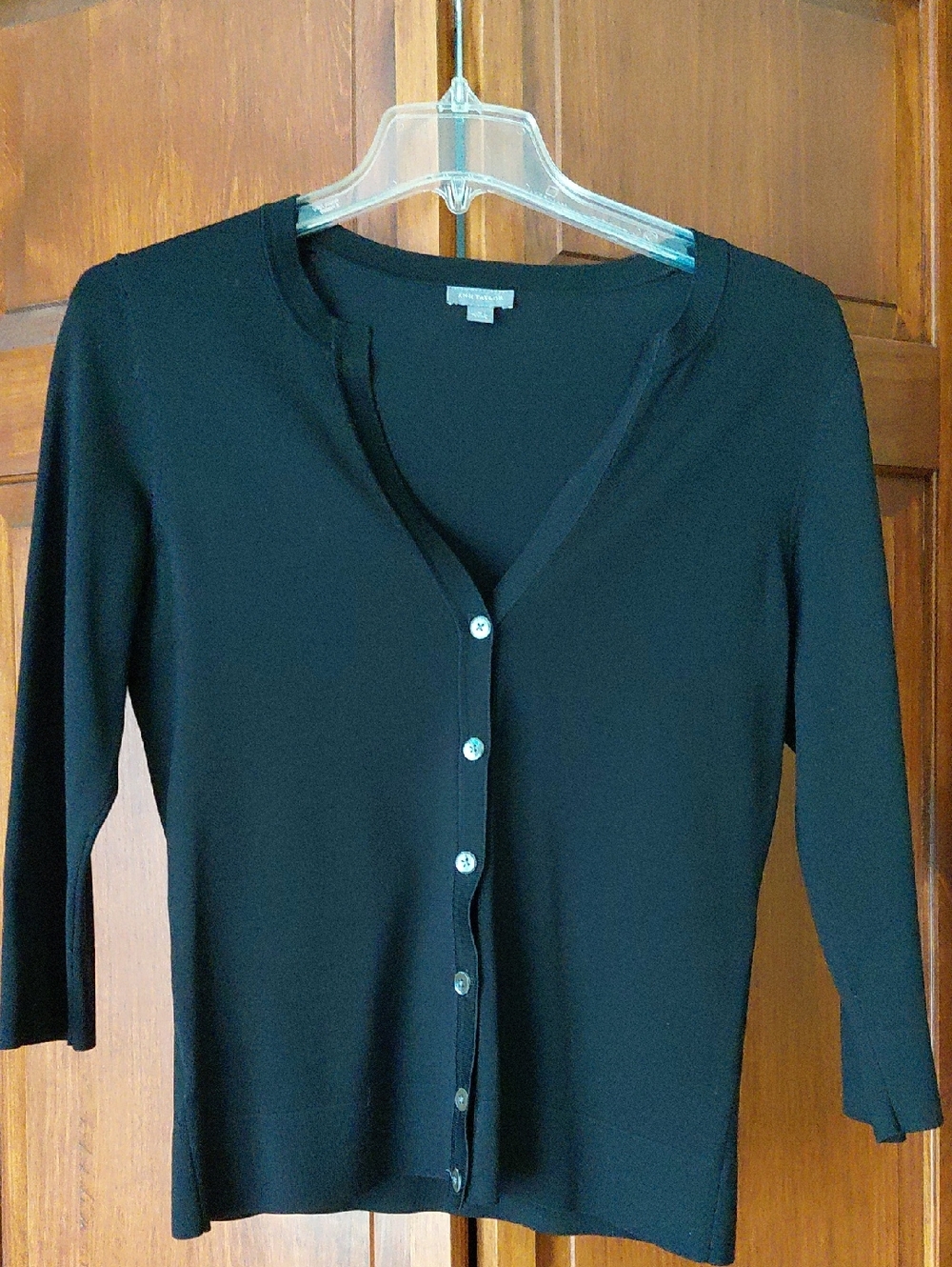 Ann Taylor Black Knit Cardigan